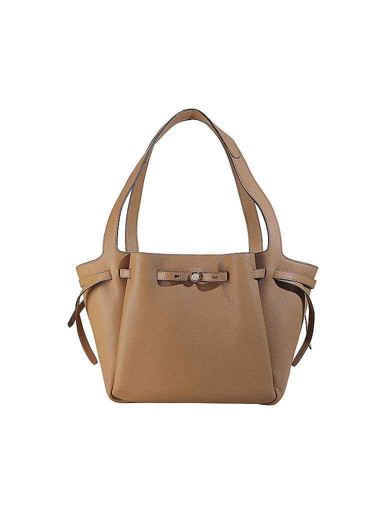 TORY BURCH Ledertasche - Shopper ROMY creme   ONE SIZE damen